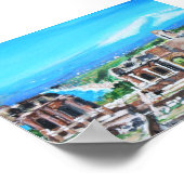 Théâtre grec en Sicile - Poster (Coin)