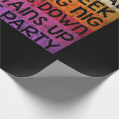 Theatre Life Audition Rehearsal Tech Week Cadeaupapier (Hoek)