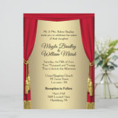 Théâtre Mariage Thème Invitation (Debout devant)