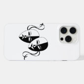 Theatre Masks Art  iPhone Hoesje (Achterkant horizontaal)