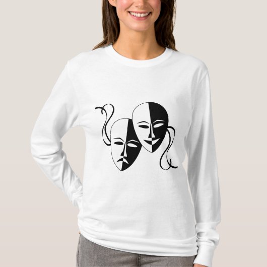 Theatre Masks Art Shirt (Voorkant)