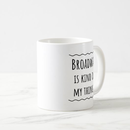 Théâtre musical Broadway Idée cadeau Mug (Devant droit)