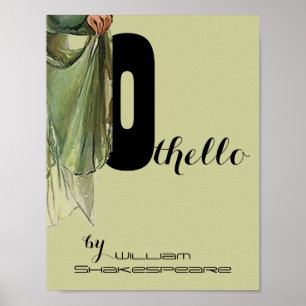 Theatre Play Poster Othello William Shakespeare