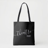 Theatre Stuff Bag Custom Black Tas voor klassen (Voorkant)