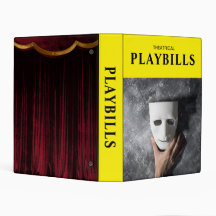 Theatrical Playbills Mini Binder