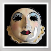 Theatrisch masker poster (Voorkant)