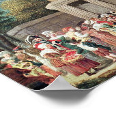 Theatrisch optreden in de Saint-Laurent Poster (Hoek)