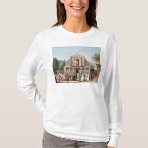 Theatrisch optreden in de Saint-Laurent T-shirt