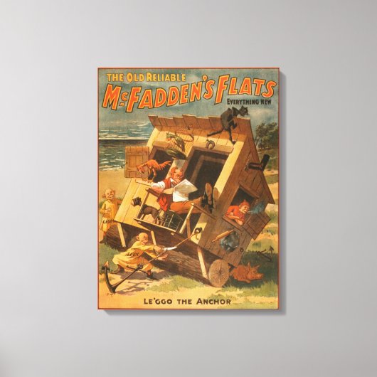 Theatrisch Poster van McFadden Canvas Afdruk (Voorkant)
