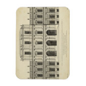 Theatrische stijlgevel van Colen Campbell Magneet (Verticaal)