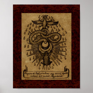 Theatrum Chemicum: 1652 Alchemy Illustration Poster