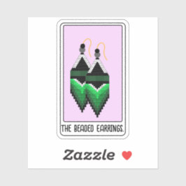 TheBeadedEarrings-TarotCard -Vinyl Sticker