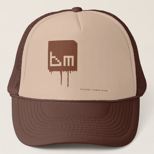 thebruise.com_LOGO_brown Trucker Pet (Voorkant)