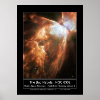 TheBugNebula-NGC6302-2004-46a Poster