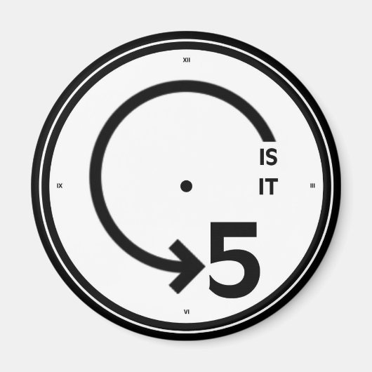 "theCUBICLE" Is Het 5 Magnet Magneet (Voorkant)