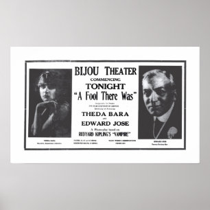 Theda Bara 1916  film en poster