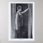 Theda Bara Rotrogravure 1916 Afdruk Poster (Voorkant)