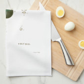 Thee : BOTANISCH : REDOUTÉ : VEGS Theedoek (Quarter Fold)