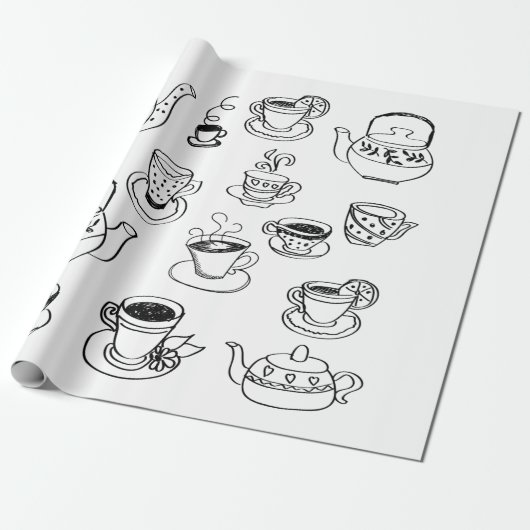 Thee Cadeaupapier (Uitgerold)