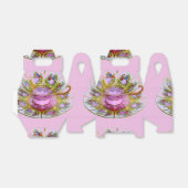THEE CUP EXTRAVAGANZA-BRUILOFT TAFEL GUNSTEN BEDANKDOOSJES (Uitgevouwen)