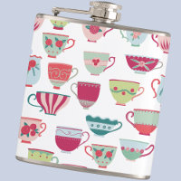 Thee Cup Patroon Moderne Retro