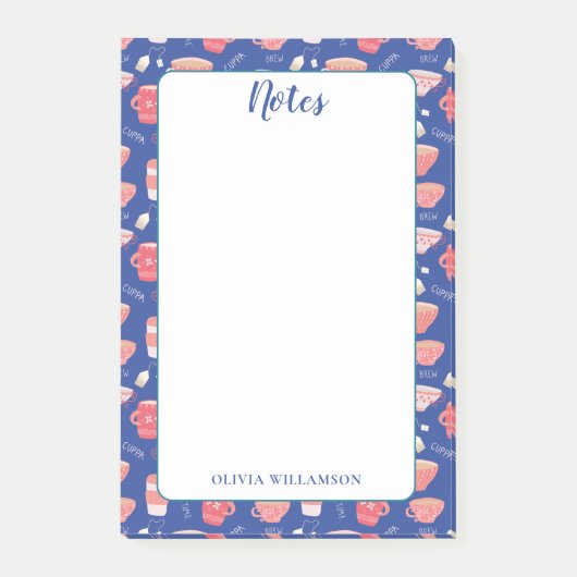 Thee Cups Notities Memo Pad Post-it® Notes (Voorkant)