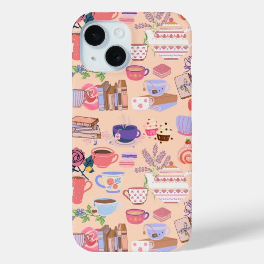 Thee en boeken Case-Mate iPhone case (Achterkant)