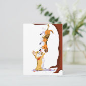 Thee en Crumpet Briefkaart (Staand voorkant)