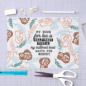 Thee en gebotterde toast offertes tissuepapier (Craft)