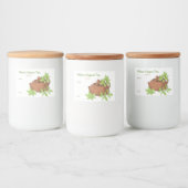 thee- en Tea-blend-voedseletiketten Voedselcontainer Etiket (Flessen)