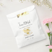 Thee Favor Tassen zonnebloemen bruiloft gunst tas Bedankzakje (Gezegeld)