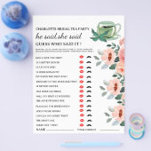 Thee feest bruiloft game  flyer (Enkel)