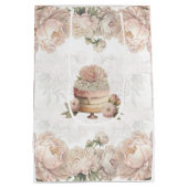 Thee feestje bruid bloem persoonlijk medium cadeauzakje (Achterkant)