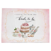 Thee feestje Bruids Bruiloft Cadeautas - Bruid tot (Achterkant)