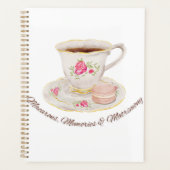 Thee feestje Elegante Bruidsdouche Bruidsmeisjesfe Planner (Voorkant)