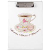 Thee feestje Elegante Bruidsdouche Jonggezellen Br Klembord (Voorkant)