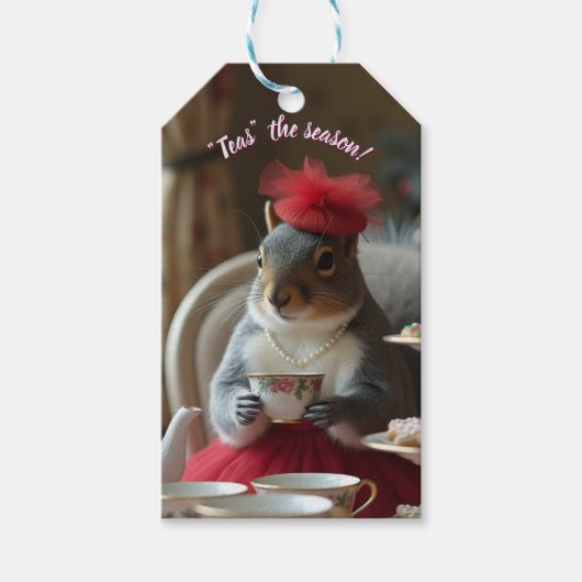 "Thee" het Seizoen Cadeaulabel (Voorkant)