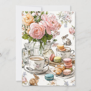 Thee in de middag & Kleine Teentjes Salonfeestje Kaart