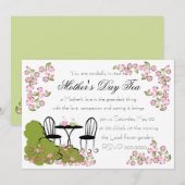 Thee in de tuin kaart (Voorkant / Achterkant)