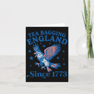 Thee in zakjes doen in Engeland sinds 1773 Patriot Kaart