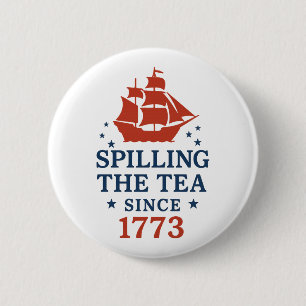 Thee Leken Sinds 1773 Grappige Geschiedenis Ronde Button 5,7 Cm