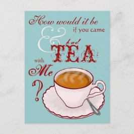 Thee met Briefkaart