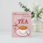 Thee met Briefkaart (Staand voorkant)