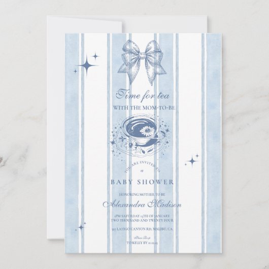Thee met de moeder om Baby shower te zijn Kaart (Voorkant)