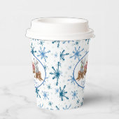 thee met een vriend voor de Feestdagen papierbeker Papieren Bekers (Rechts)