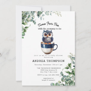 Thee met Mam   Baby Safari Dierlijk Baby shower Kaart