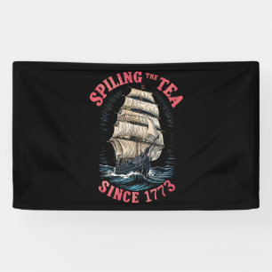 Thee morsen sinds 1773 4 juli spandoek