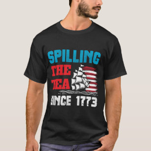 Thee morsen sinds 1773 4 juli T-shirt