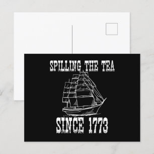Thee morsen sinds 1773 Juli Geschiedenisleraar Briefkaart