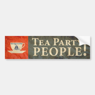 Thee Partij Mensen! Bumpersticker